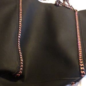 Large leather tote